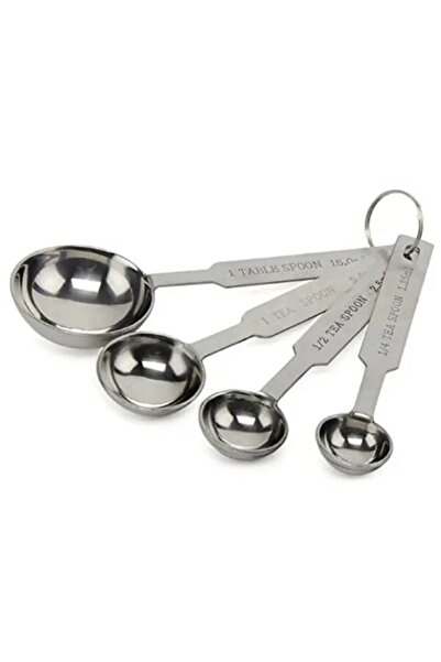 ÖZTİRYAKİLER Gourmet Aid Measuring Cup+Metal Tiny Measuring Spoons Liquid Scale Set