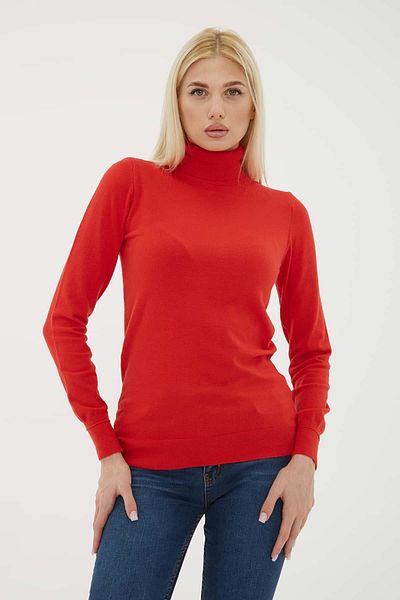 Fashion Friends Loafer Collar Sweater Red