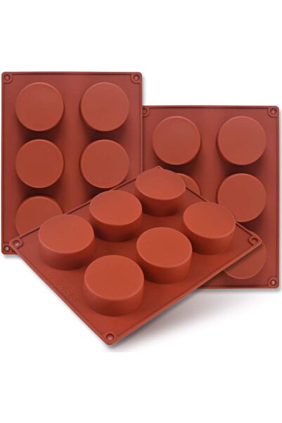 Tinky Winky Yuvarlak Silindir Kalıp Cupcake, El Yapımı Sabun, Muffin, Kek, Ch...