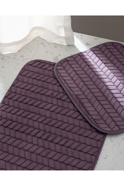 Madame Coco Πατάκι μπάνιου Norris Dark Plum