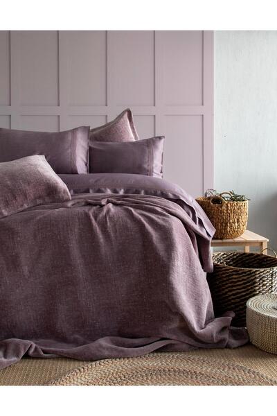 Apricitas HOME طقم غطاء لحاف مبطن مزدوج باريس مرادوم - مبطن