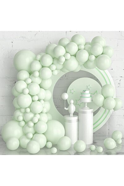 Genel Markalar Pastel Makaron Balonlar Çelenk Kemer Seti, Doğum Günü Parti Se...