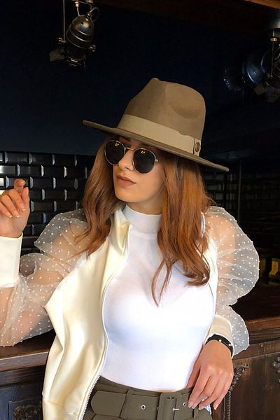 Külah Khaki Fedora Hat