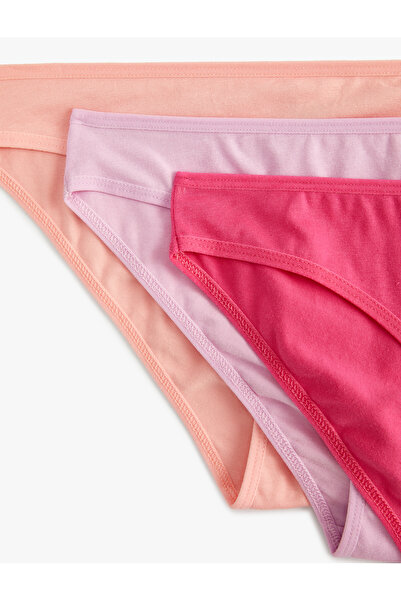 Koton Slip de bază din bumbac, pachet de 3 chiloți