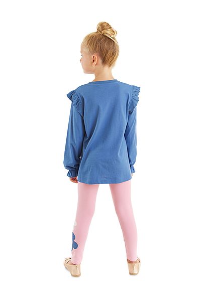 Denokids Swan Girl's Tunic Tights Set