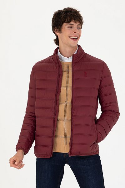 U.S. Polo Assn. Men's Burgundy Coat 50269095 -Vr014