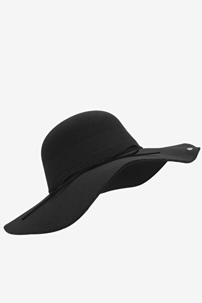 Külah Pălărie Fedora neagră ondulată pentru femei