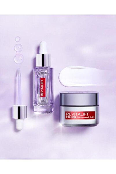 L'Oreal Paris Revitalift Filler Hyaluronik Asit İçeren Dolgunlaştırıcı Yaşlanma Karşıtı Gündüz Kremi 50 ml