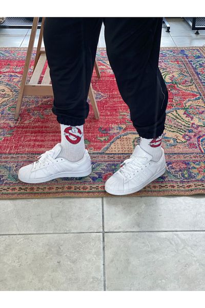 BYBASICMAN White Ghost Socks