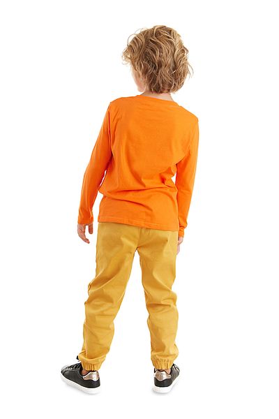 Denokids Wild One T-Shirt-Webhosen-Set für Jungen
