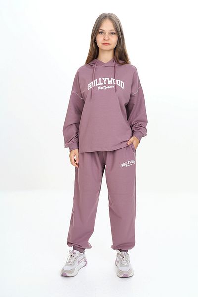 HayKids Girl - Hollywood Printed Hooded Tracksuit Set