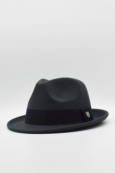 Külah Women's Smoked Short Fedora Hat