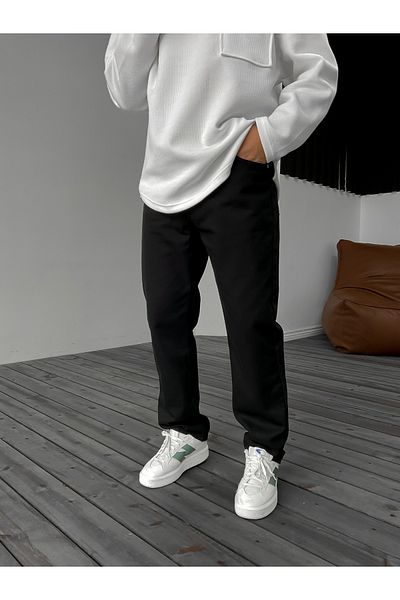 BYBASICMAN Black Baggy Jean Ke-195/044/448/466