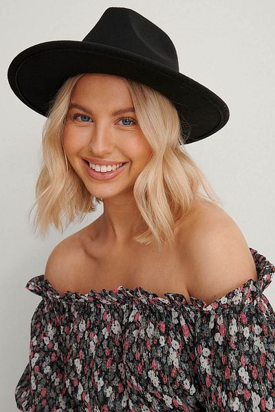 Külah Black Fedora Hat