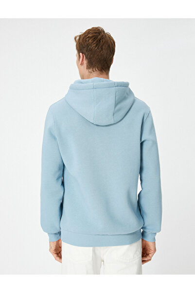 Koton Transpirație de bază cu glugă cu mânecă lungă ridicată