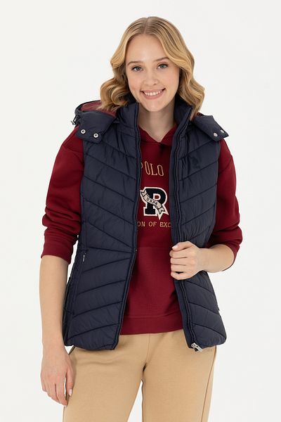 U.S. Polo Assn. Women's Navy Blue Vest 50269101 -Vr033