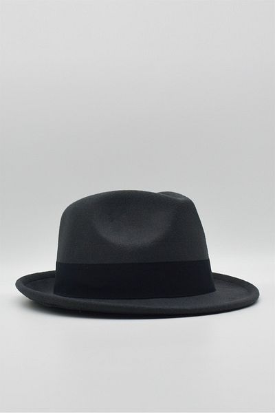 Külah Women's Smoked Short Fedora Hat