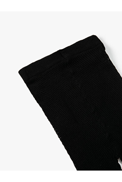 Koton Fishnet Pantyhose 40 Denim Matte