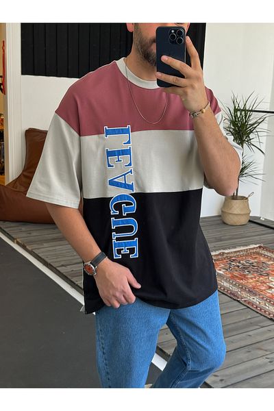 BYBASICMAN Dried Rose League Embroidered T-Shirt JJ-01