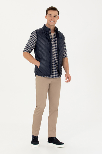 U.S. Polo Assn. Erkek Lacivert Yelek 50269097-VR033