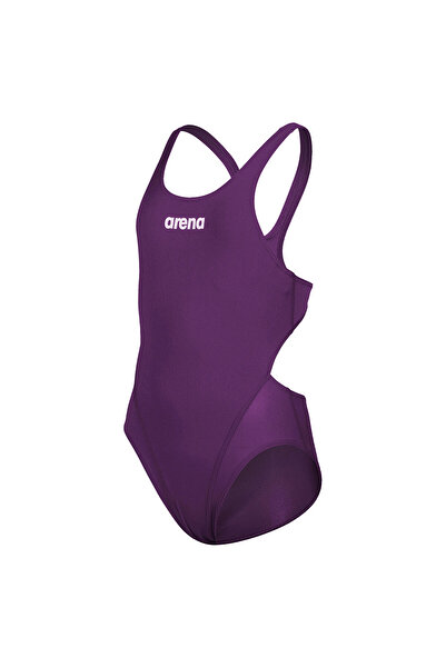ARENA Team Swimsuit Swim Tech Solid Çocuk Mor Yüzücü Mayosu 004764911