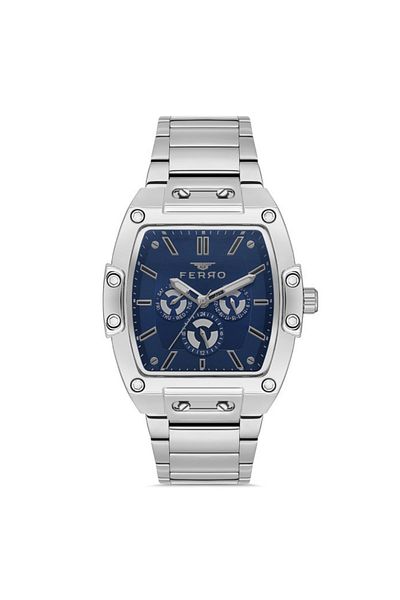 FERRO Men's Wristwatch - Fm11437a-a3 Steel Cord