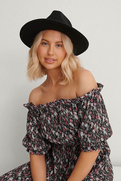 Külah Black Fedora Hat