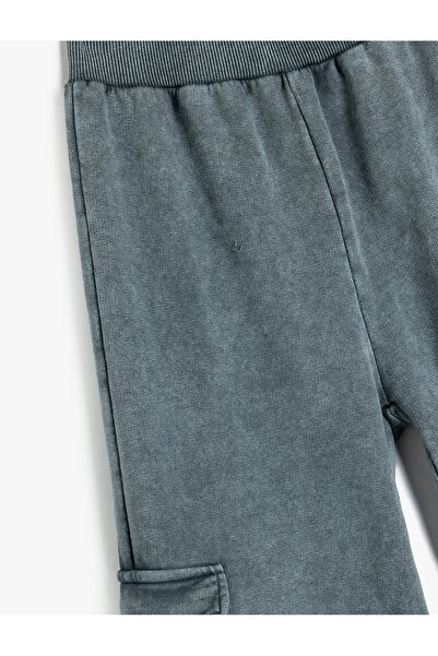 Koton Kargo Pantolon Geniş Paça Beli Lastikli