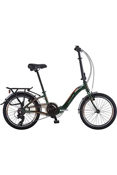 Salcano SLCN200 20 V Fren 7 Vites 20 Jant Katlanır Bisiklet Mat Haki Yeşil Kı...