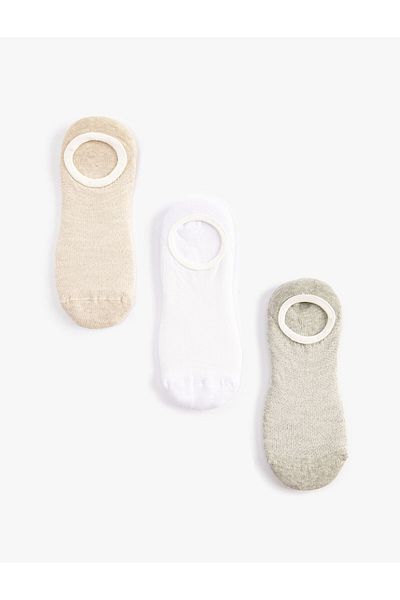 Koton Set of 3 Colorful Invisible Socks