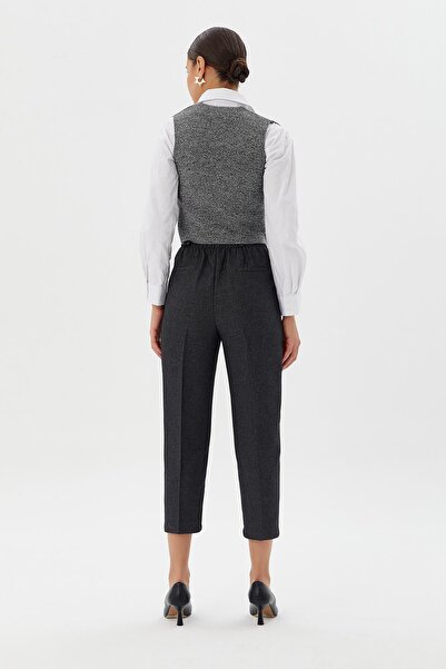 Nish&Chic Slim Belted Trousers