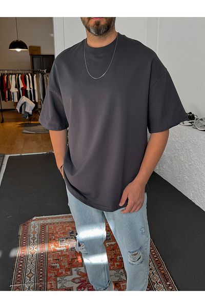 BYBASICMAN Smoked Two Thread Basic T-Shirt By-1208/363