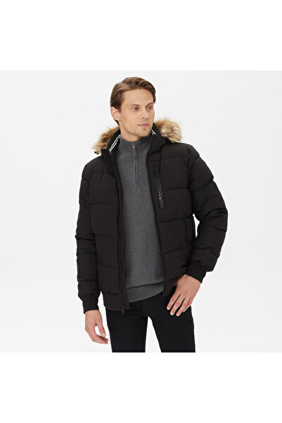 Nautica معطف أسود للرجال
