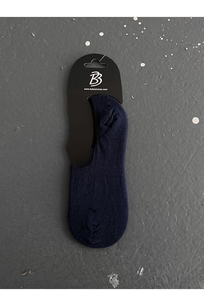 BYBASICMAN Navy Blue Ballerina Socks
