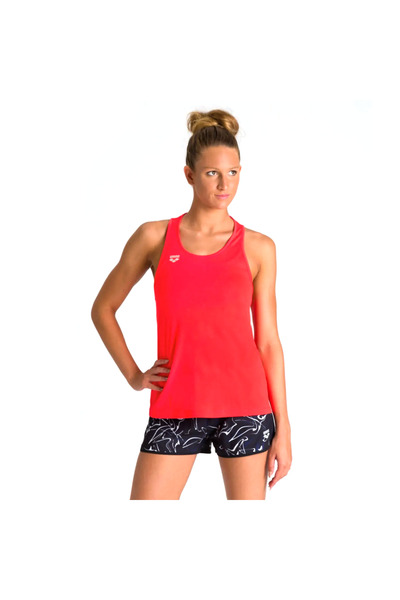 ARENA تي شيرت W Gym Tank Top Cross Back للسيدات باللون الأحمر 001591470