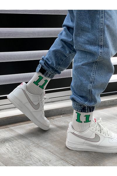 BYBASICMAN Men's White Socks