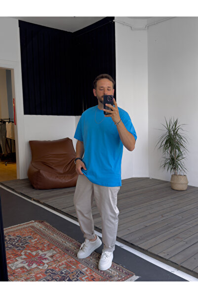 BYBASICMAN JJ-589 Модел Blue Basic Slim Fit тениска