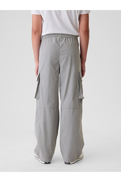 GAP Erkek Çocuk Gri Loose Performance Kargo Pantolon