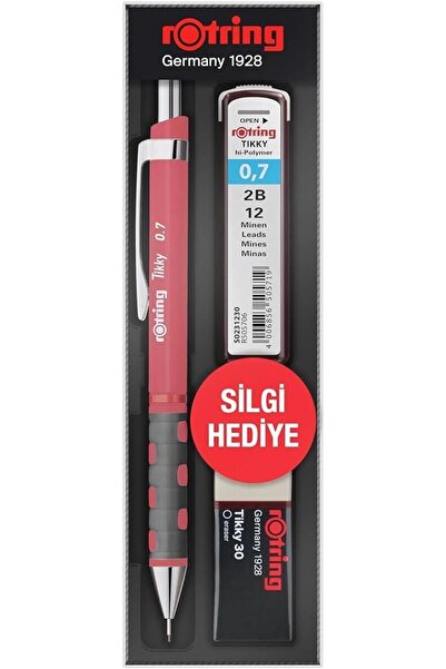 Rotring TIKKY VERSATİL OKUL SETİ 0.7 GÜL KURUSU (YENİ RENK)