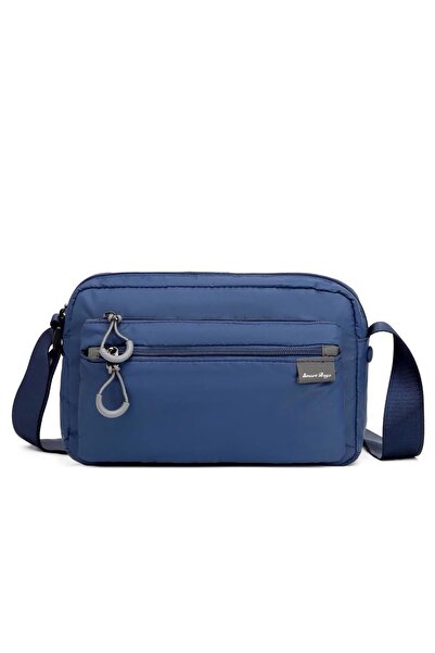SMART BAGS SMARTBAGS EKSTRA HAFİF KUMAŞ KADIN ÇAPRAZ ÇANTA 2022-3148 LACİVERT