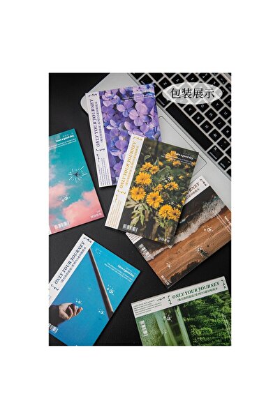 İthal Carte cu autocolante cu peisaje U11-20 pagini - Culoare: Albastru