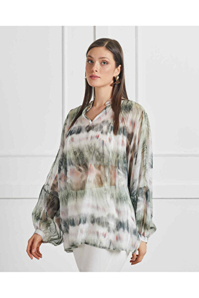 SERPİL Serpil Kadın Haki Gömlek 33886