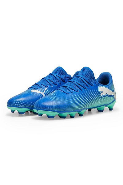 Puma Future 7 Play Jr - Ghete de fotbal albastre pentru copii 10794901