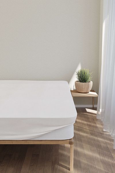 First Class Double Liquid Proof Fitted Mattress Mattress - White