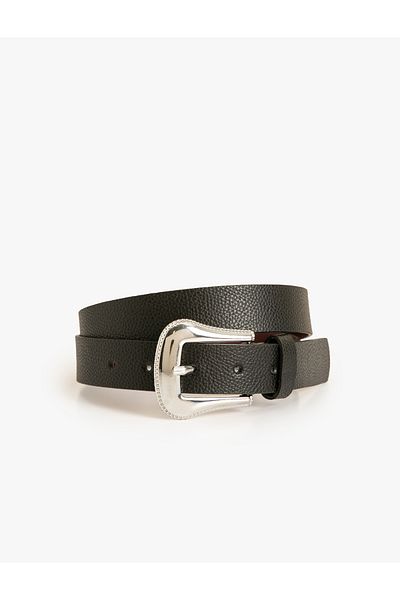 Koton Curea din imitație din piele - Detaliu cataramă metalică