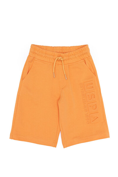 U.S. Polo Assn. Çocuk Turuncu Örme Şort 50269239-VR051