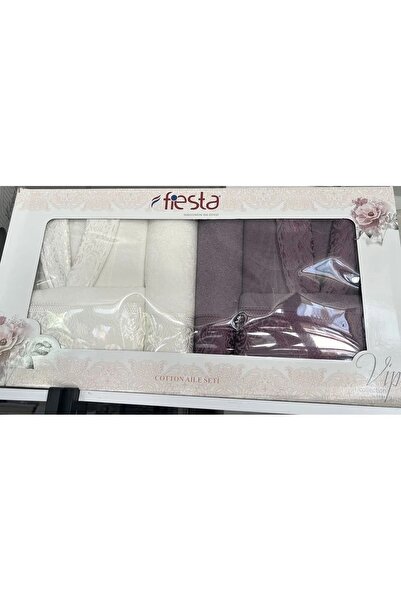 Fiesta Σετ μπουρνούζι Jacquard Cotton Family