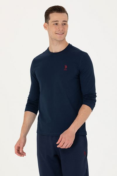 U.S. Polo Assn. Мъжки тъмносин суитшърт - базов модел 50269393-VR033