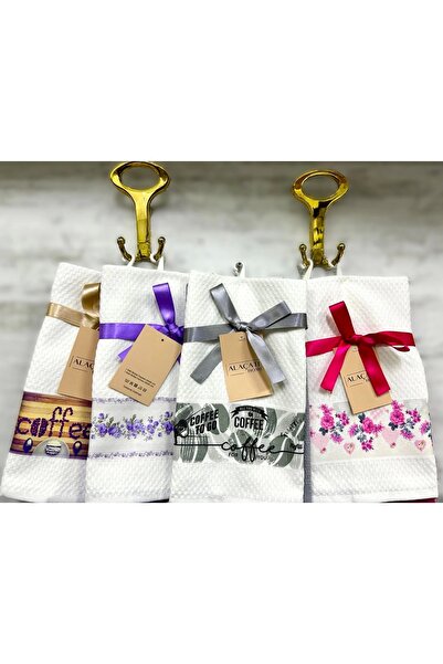 NİVEMESHOME Nivemeshome 2 Li رمادي-أبيض موديل منشفة المطبخ