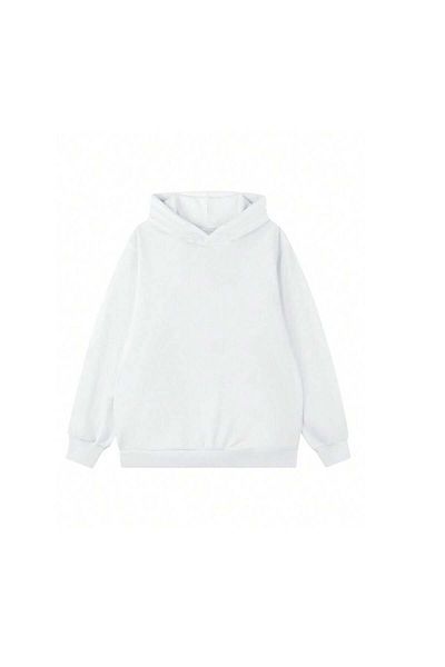 Touz Moda Φούτερ με στάμπα G.O.D με λευκή κουκούλα
